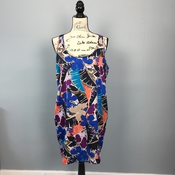 𝅺apostrophe Petite Floral Sleeveless Dress Pockets - Picture 1 of 16